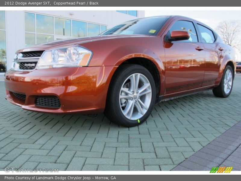 Copperhead Pearl / Black 2012 Dodge Avenger SXT