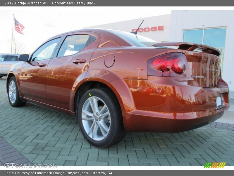 Copperhead Pearl / Black 2012 Dodge Avenger SXT