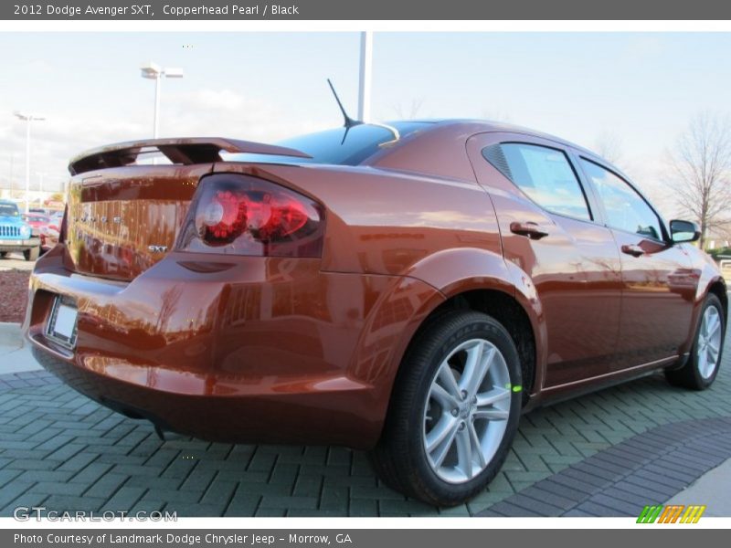 Copperhead Pearl / Black 2012 Dodge Avenger SXT