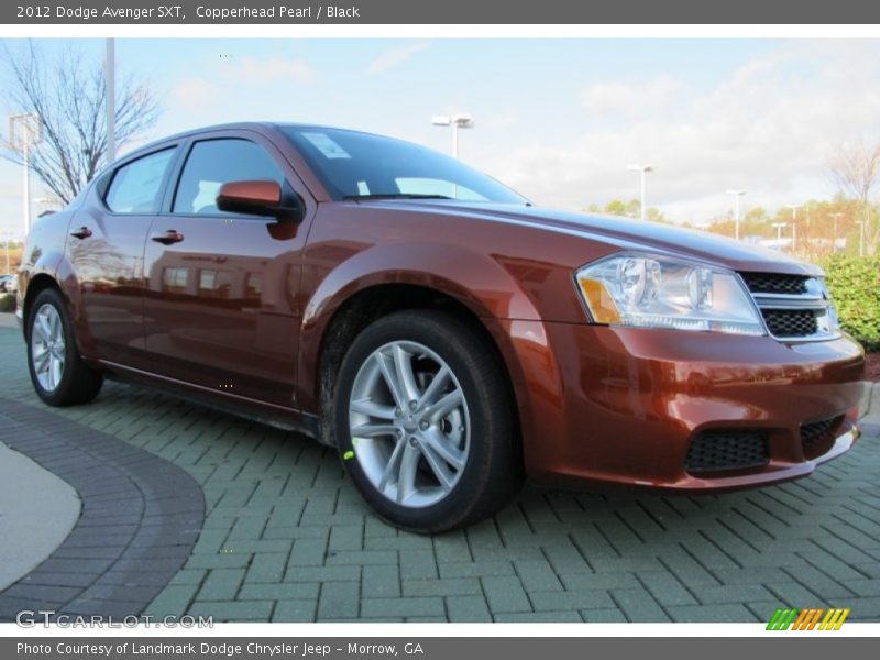 Copperhead Pearl / Black 2012 Dodge Avenger SXT