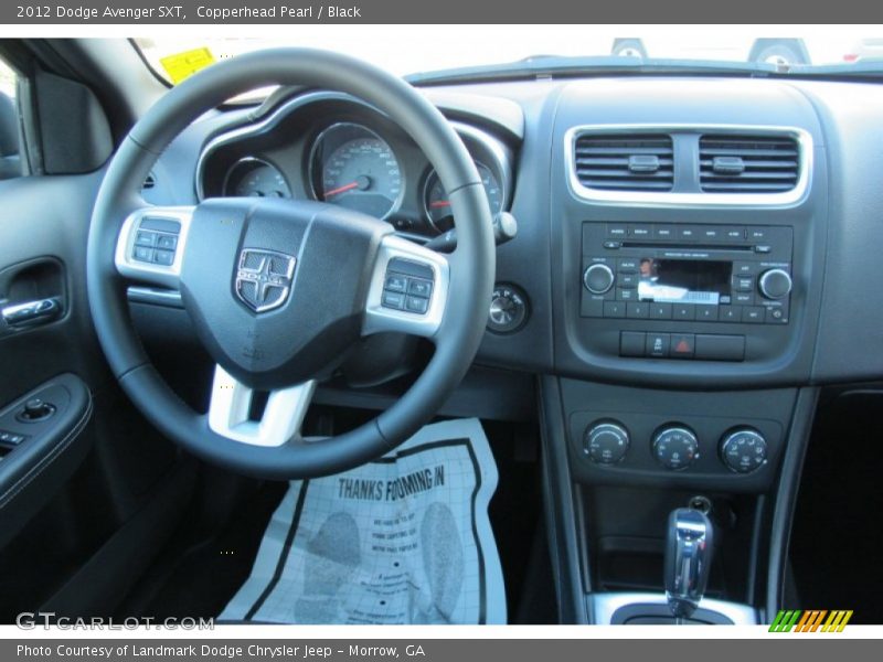 Copperhead Pearl / Black 2012 Dodge Avenger SXT