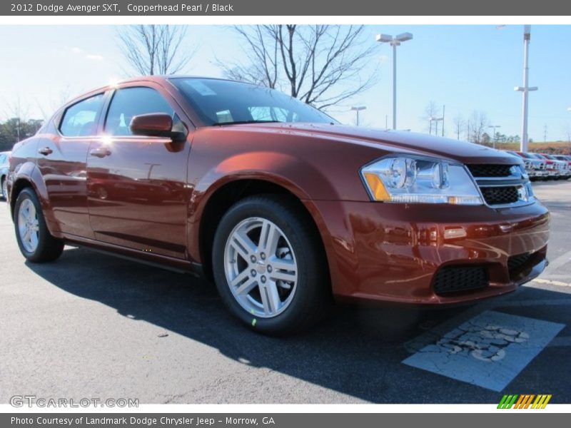 Copperhead Pearl / Black 2012 Dodge Avenger SXT