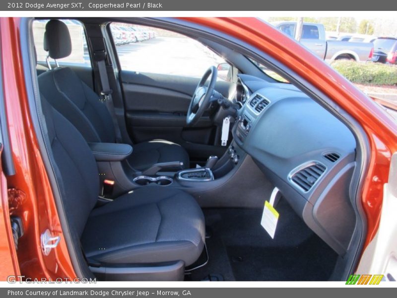  2012 Avenger SXT Black Interior