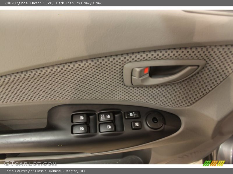 Dark Titanium Gray / Gray 2009 Hyundai Tucson SE V6