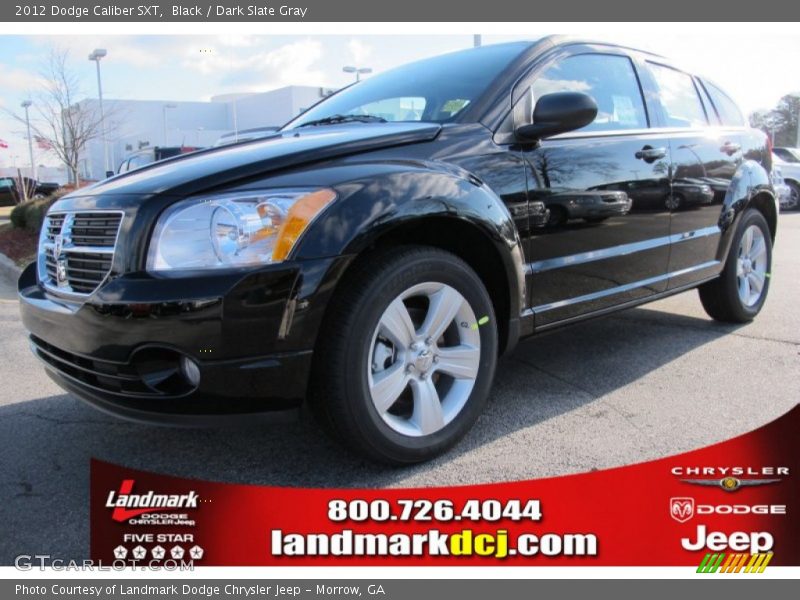 Black / Dark Slate Gray 2012 Dodge Caliber SXT