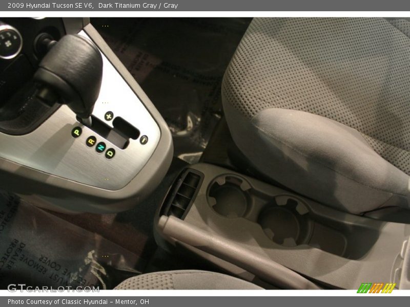 Dark Titanium Gray / Gray 2009 Hyundai Tucson SE V6