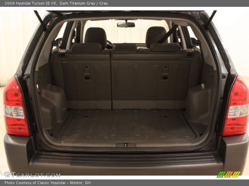 Dark Titanium Gray / Gray 2009 Hyundai Tucson SE V6