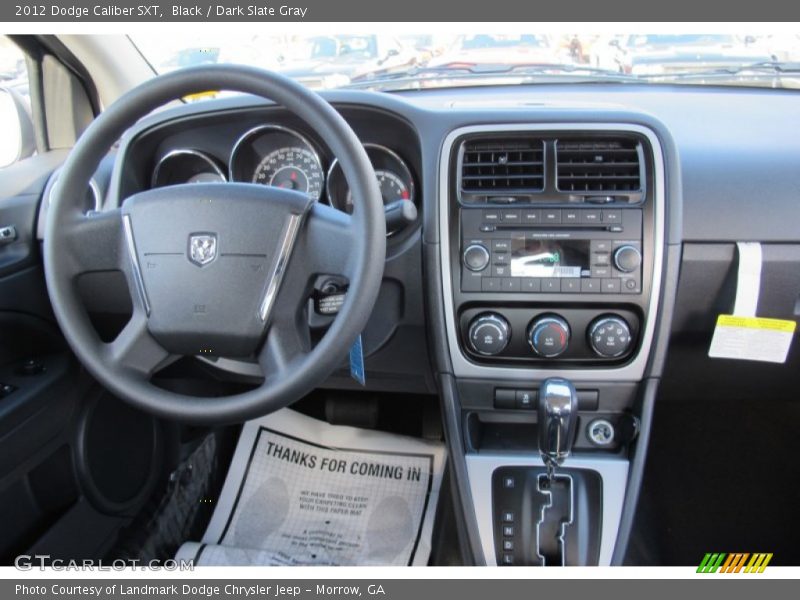 Black / Dark Slate Gray 2012 Dodge Caliber SXT