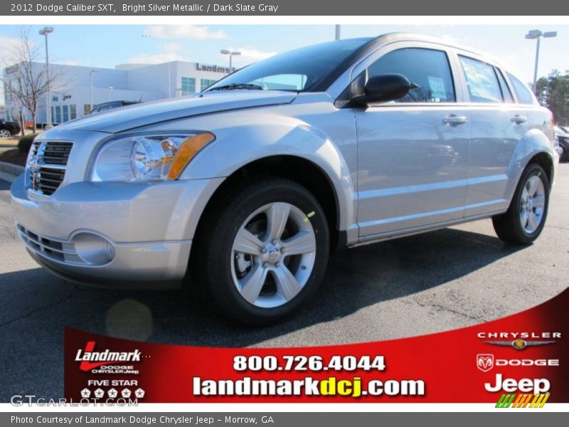 Bright Silver Metallic / Dark Slate Gray 2012 Dodge Caliber SXT