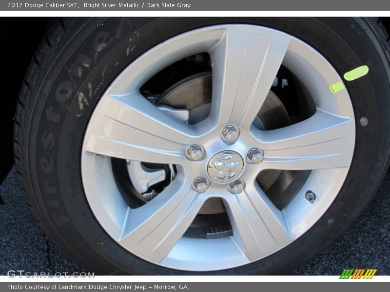 Bright Silver Metallic / Dark Slate Gray 2012 Dodge Caliber SXT