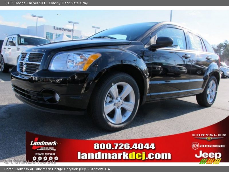 Black / Dark Slate Gray 2012 Dodge Caliber SXT