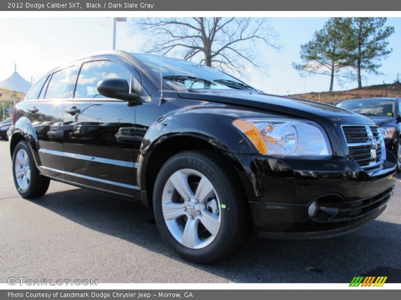 Black / Dark Slate Gray 2012 Dodge Caliber SXT