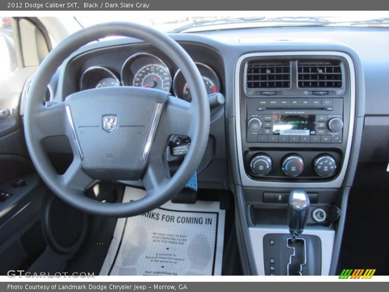 Black / Dark Slate Gray 2012 Dodge Caliber SXT