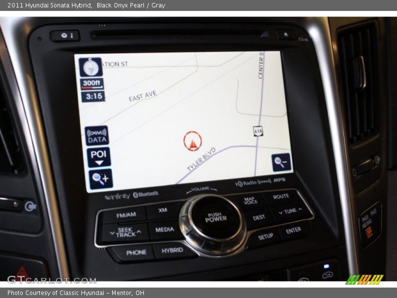 Navigation of 2011 Sonata Hybrid