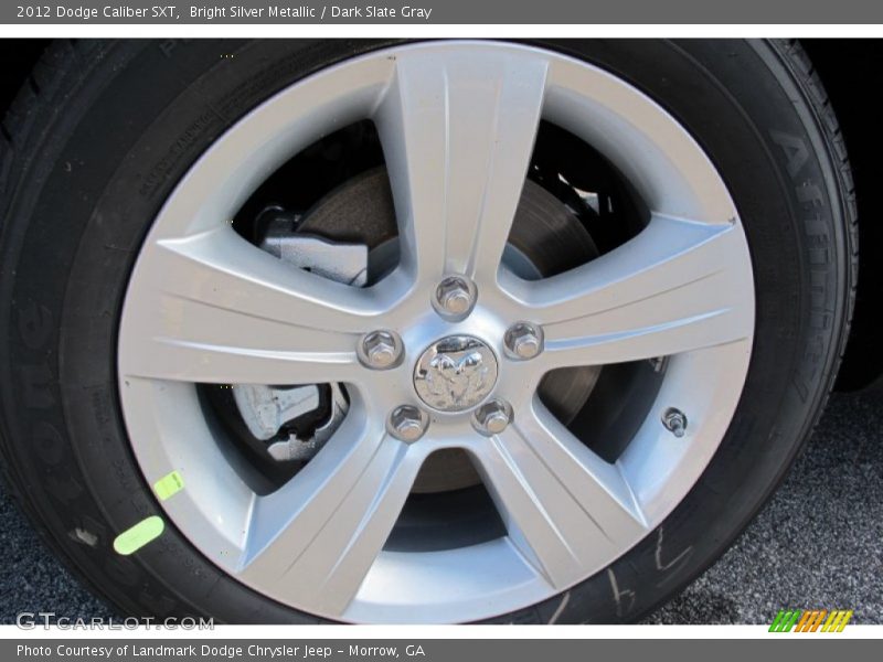 Bright Silver Metallic / Dark Slate Gray 2012 Dodge Caliber SXT
