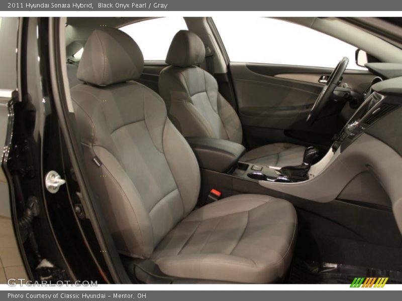 2011 Sonata Hybrid Gray Interior