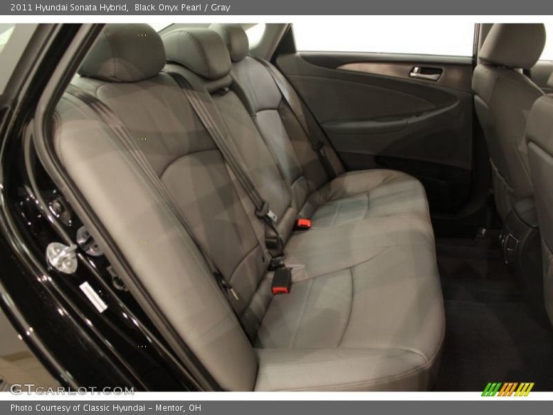  2011 Sonata Hybrid Gray Interior