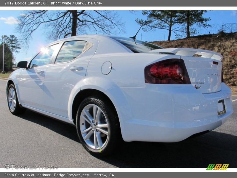 Bright White / Dark Slate Gray 2012 Dodge Caliber SXT