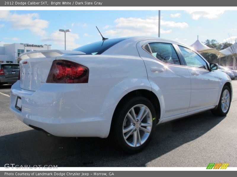 Bright White / Dark Slate Gray 2012 Dodge Caliber SXT