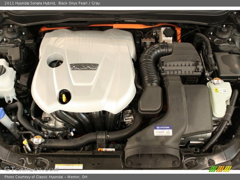  2011 Sonata Hybrid Engine - 2.4 Liter h DOHC 16-Valve D-CVVT 4 Cylinder Gasoline/Electric Hybrid