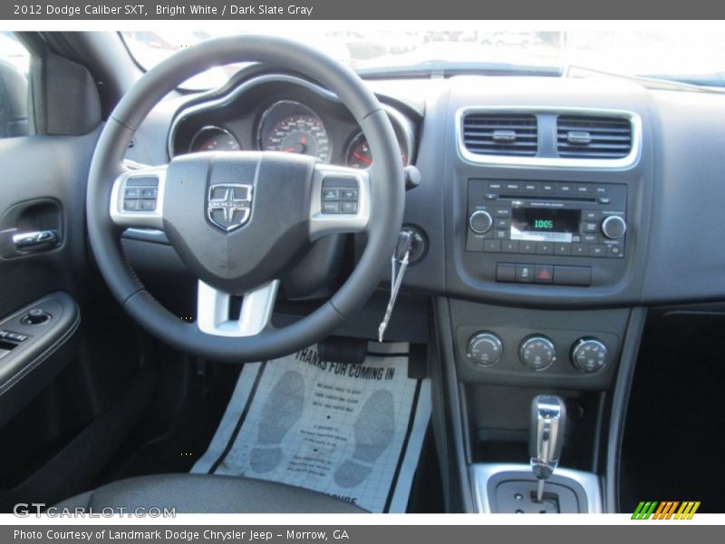 Dashboard of 2012 Caliber SXT