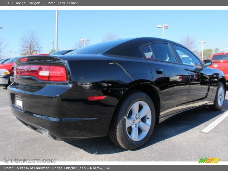 Pitch Black / Black 2012 Dodge Charger SE