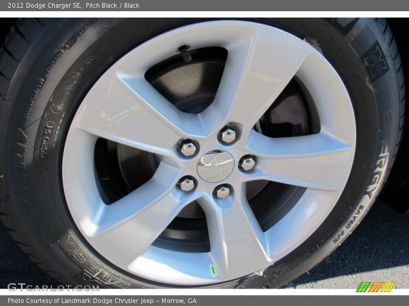 Pitch Black / Black 2012 Dodge Charger SE