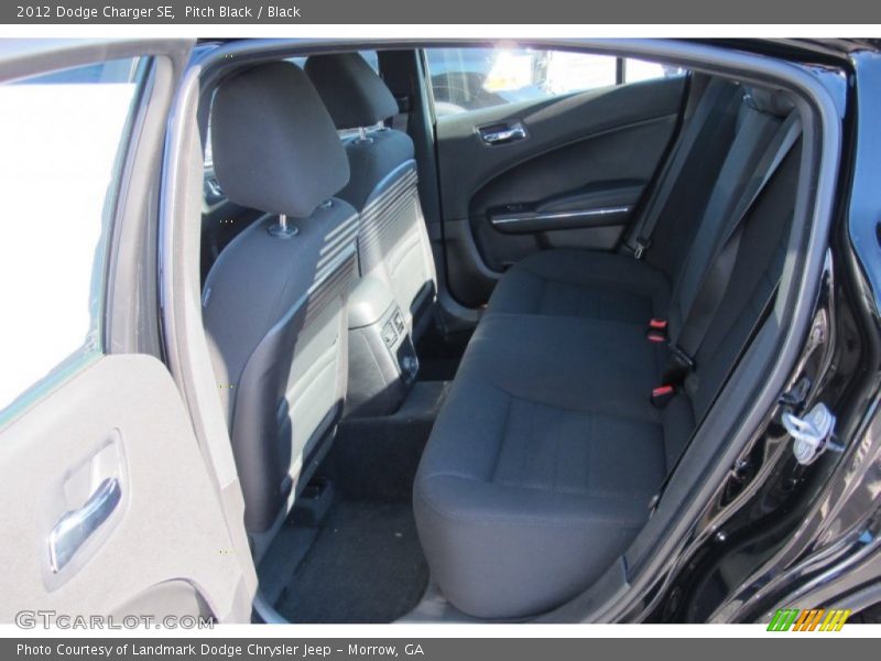 Pitch Black / Black 2012 Dodge Charger SE