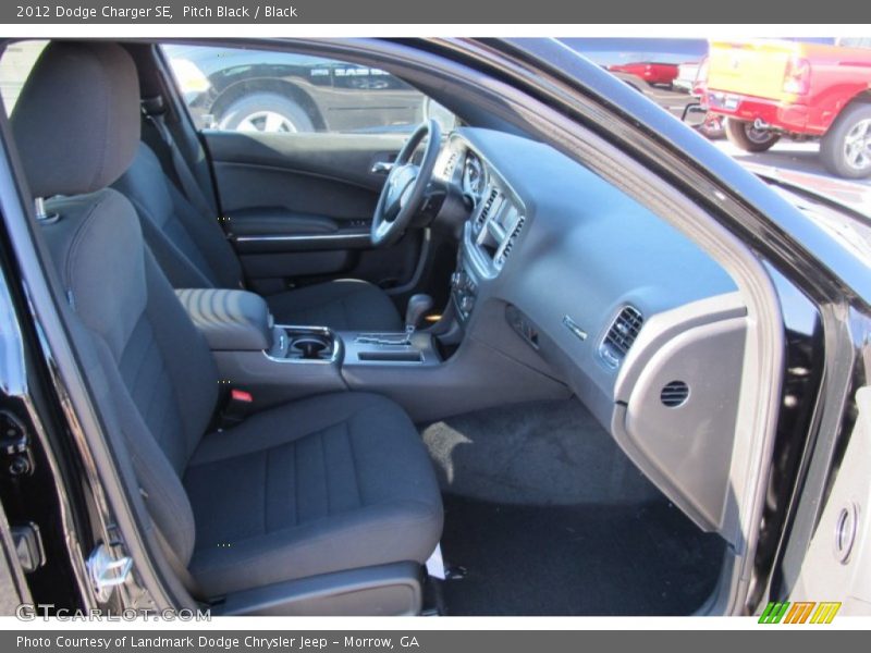 Pitch Black / Black 2012 Dodge Charger SE