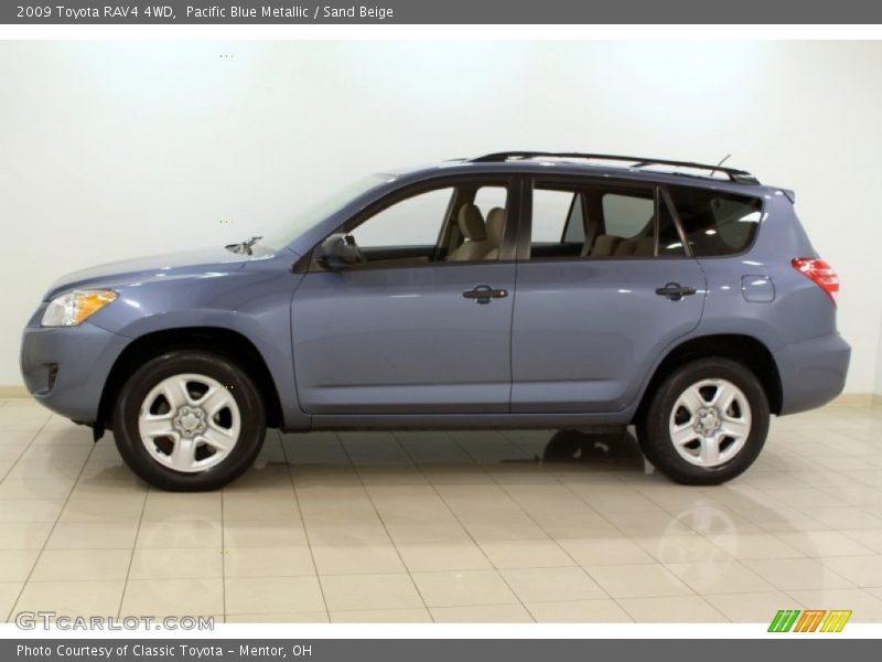 Pacific Blue Metallic / Sand Beige 2009 Toyota RAV4 4WD
