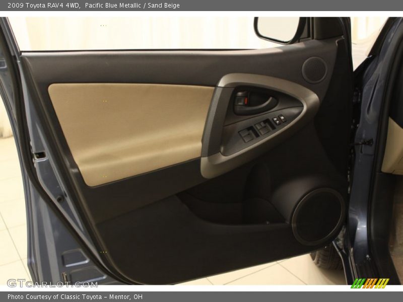 Pacific Blue Metallic / Sand Beige 2009 Toyota RAV4 4WD
