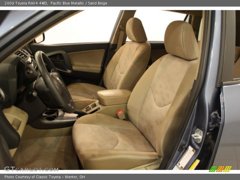 Pacific Blue Metallic / Sand Beige 2009 Toyota RAV4 4WD
