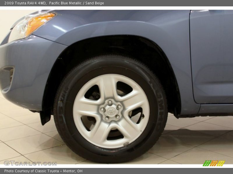 Pacific Blue Metallic / Sand Beige 2009 Toyota RAV4 4WD