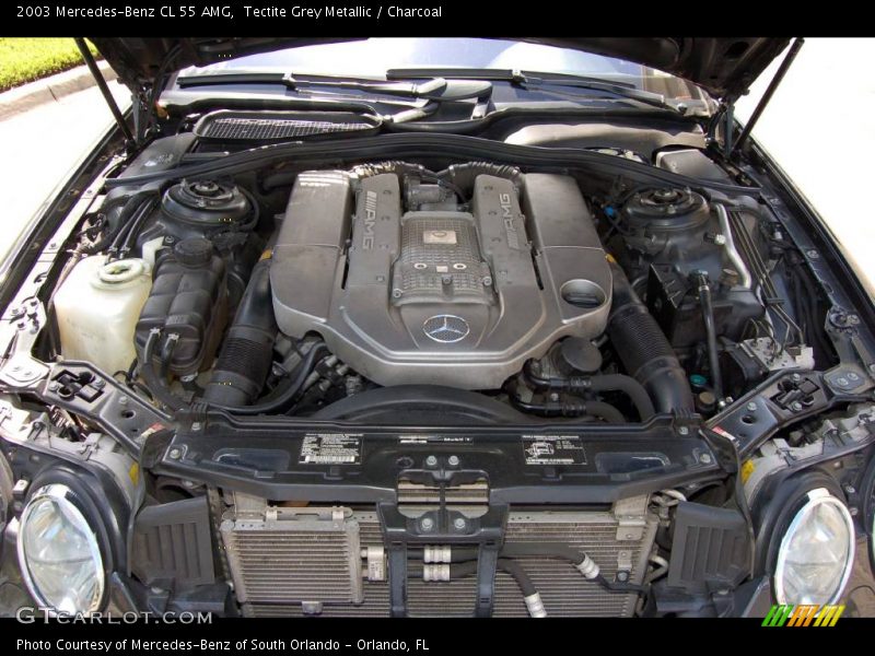 Tectite Grey Metallic / Charcoal 2003 Mercedes-Benz CL 55 AMG