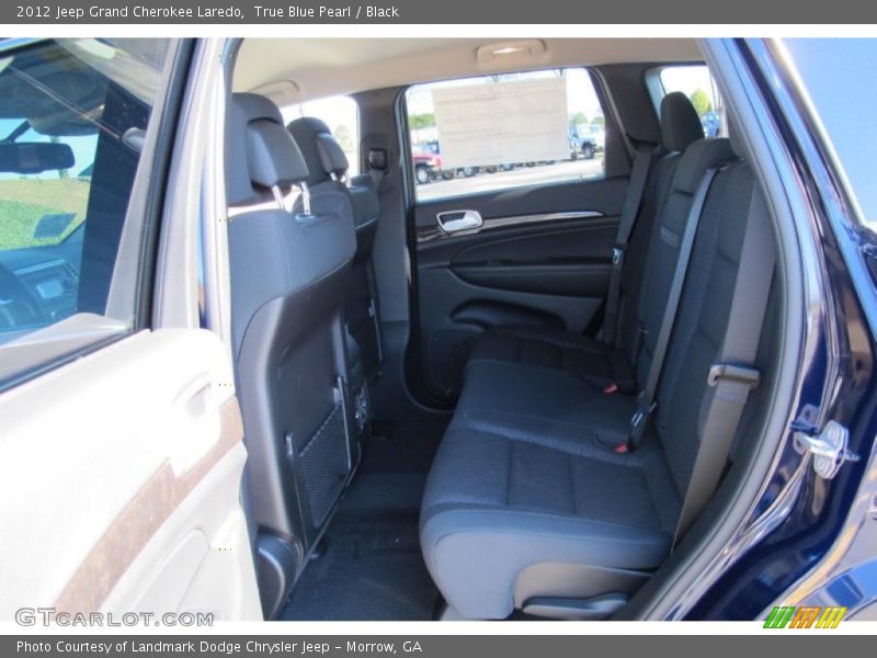 True Blue Pearl / Black 2012 Jeep Grand Cherokee Laredo