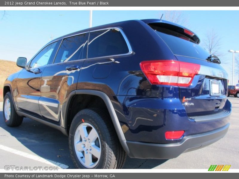 True Blue Pearl / Black 2012 Jeep Grand Cherokee Laredo