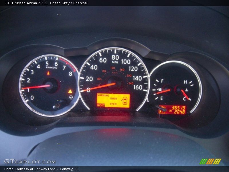 Ocean Gray / Charcoal 2011 Nissan Altima 2.5 S