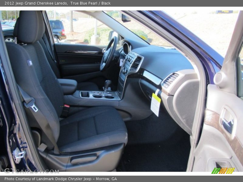 True Blue Pearl / Black 2012 Jeep Grand Cherokee Laredo