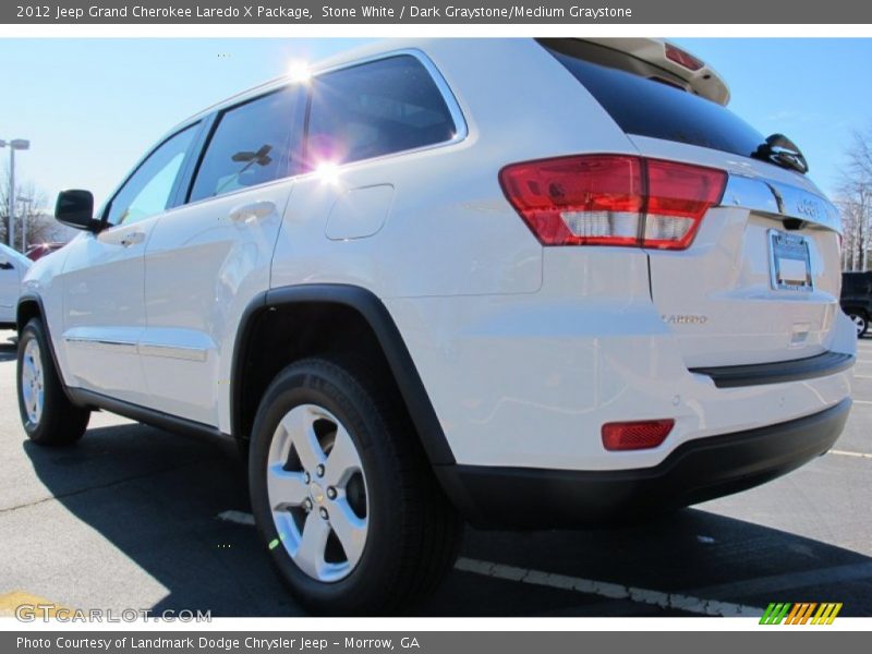 Stone White / Dark Graystone/Medium Graystone 2012 Jeep Grand Cherokee Laredo X Package