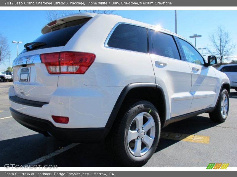 Stone White / Dark Graystone/Medium Graystone 2012 Jeep Grand Cherokee Laredo X Package