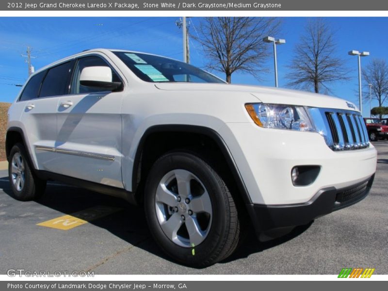 Stone White / Dark Graystone/Medium Graystone 2012 Jeep Grand Cherokee Laredo X Package