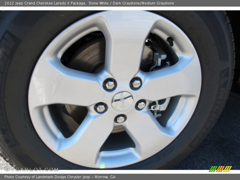 Stone White / Dark Graystone/Medium Graystone 2012 Jeep Grand Cherokee Laredo X Package