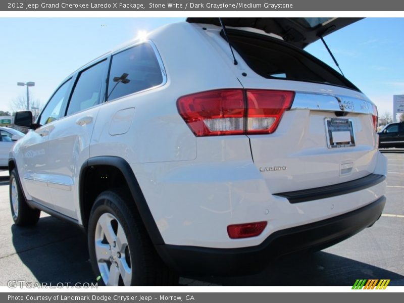 Stone White / Dark Graystone/Medium Graystone 2012 Jeep Grand Cherokee Laredo X Package