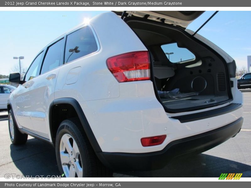 Stone White / Dark Graystone/Medium Graystone 2012 Jeep Grand Cherokee Laredo X Package