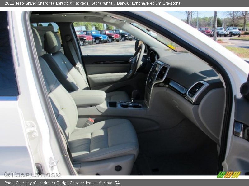 Stone White / Dark Graystone/Medium Graystone 2012 Jeep Grand Cherokee Laredo X Package