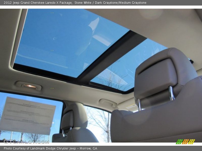 Stone White / Dark Graystone/Medium Graystone 2012 Jeep Grand Cherokee Laredo X Package
