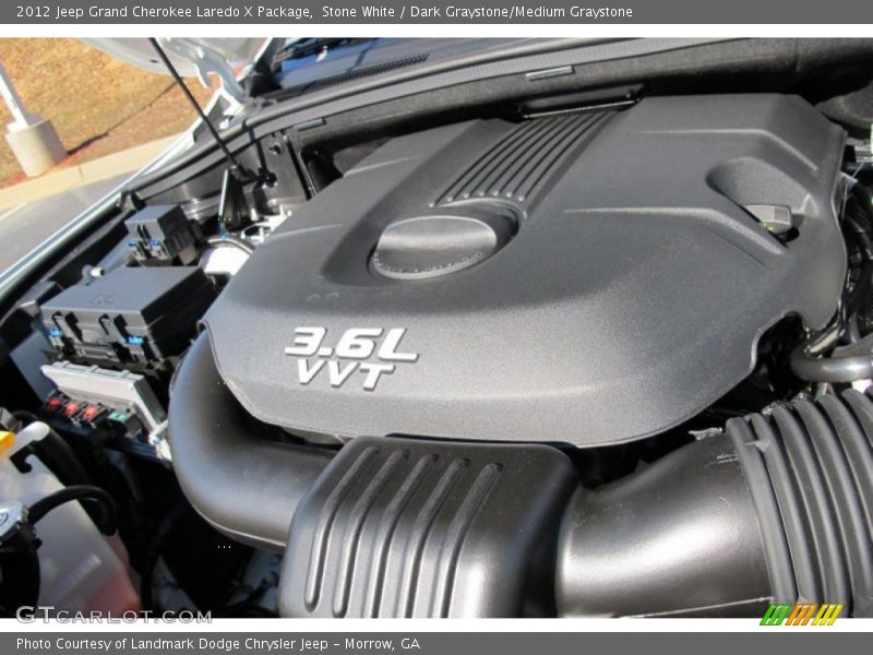 Stone White / Dark Graystone/Medium Graystone 2012 Jeep Grand Cherokee Laredo X Package