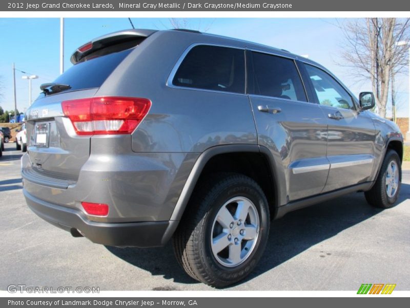 Mineral Gray Metallic / Dark Graystone/Medium Graystone 2012 Jeep Grand Cherokee Laredo