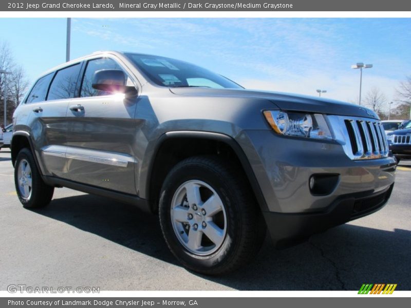 Mineral Gray Metallic / Dark Graystone/Medium Graystone 2012 Jeep Grand Cherokee Laredo