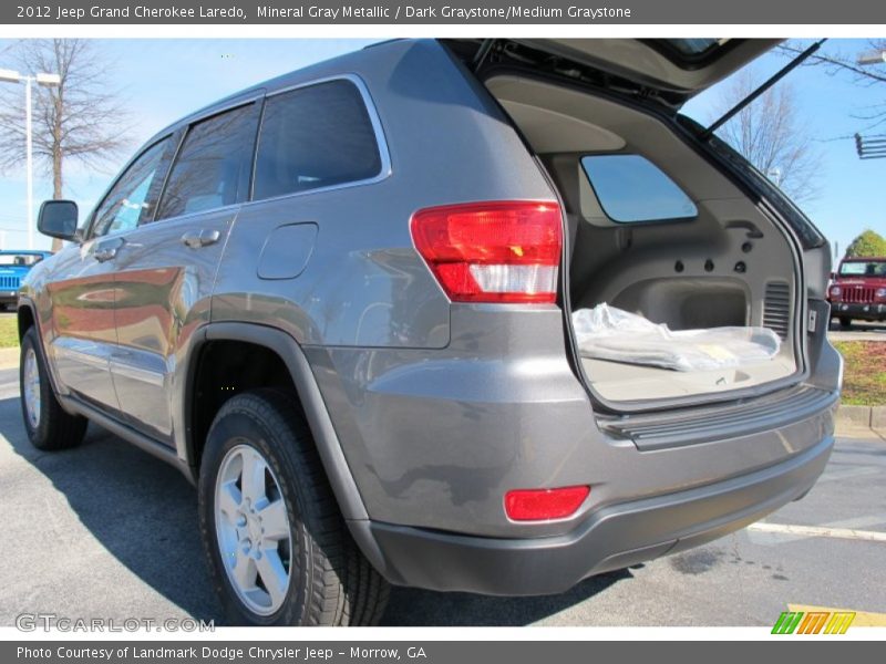 Mineral Gray Metallic / Dark Graystone/Medium Graystone 2012 Jeep Grand Cherokee Laredo
